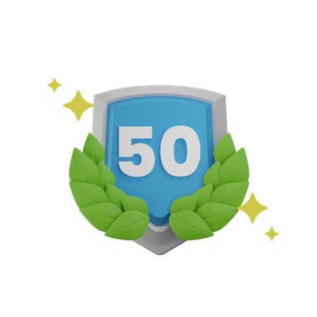 Emblema de conquista de nível 50  3D Icon