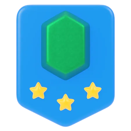 Emblema de cristal  3D Icon