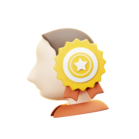 Distintivo de líder  3D Icon