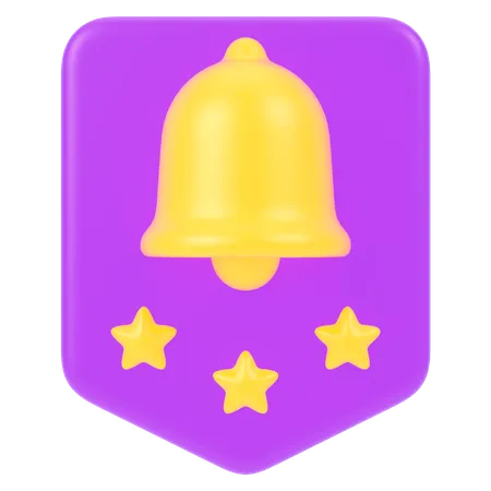 Selo de notificação  3D Icon