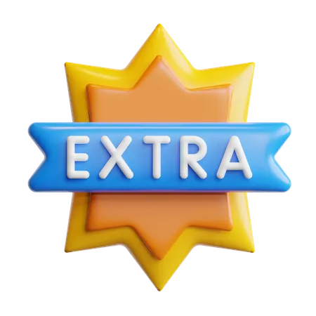 Emblema extra  3D Icon