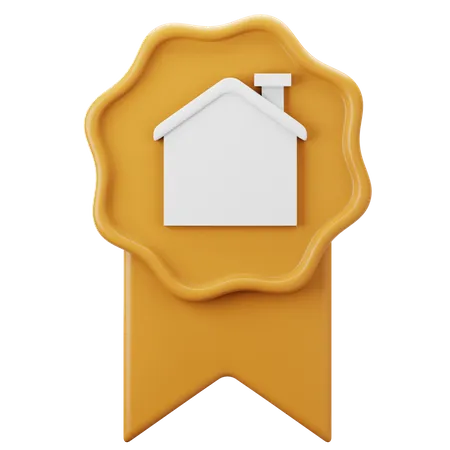 Distintivo imobiliário  3D Icon