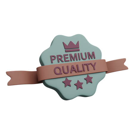 Selo premium  3D Icon