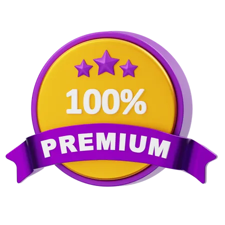 Selo premium  3D Icon