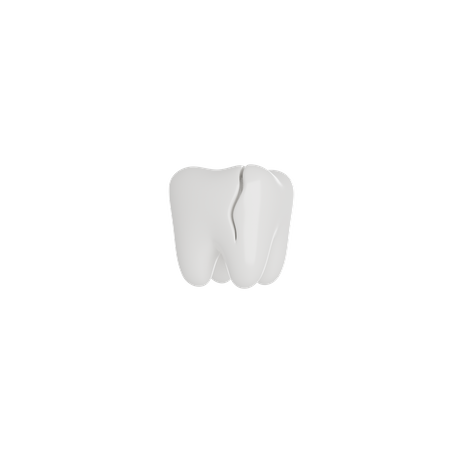 Dente quebrado  3D Icon