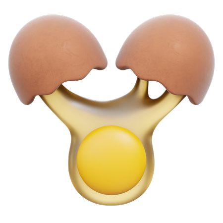 Crack Egg  3D Icon