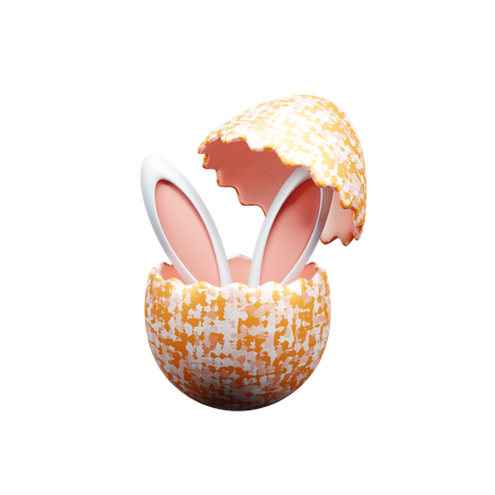 Crack Egg  3D Icon