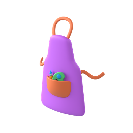 Crafting Apron  3D Icon