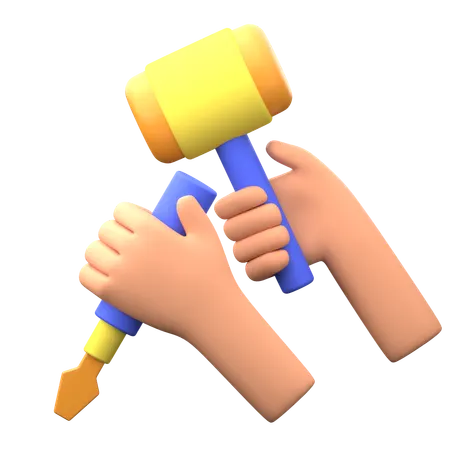 Craftsmanship  3D Icon