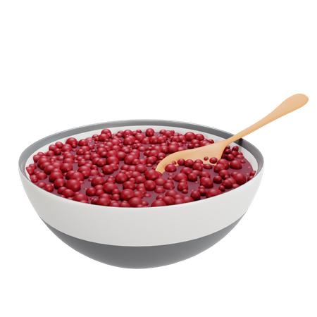 Cranberry  3D Illustration