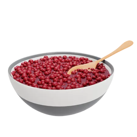 Cranberry  3D Illustration