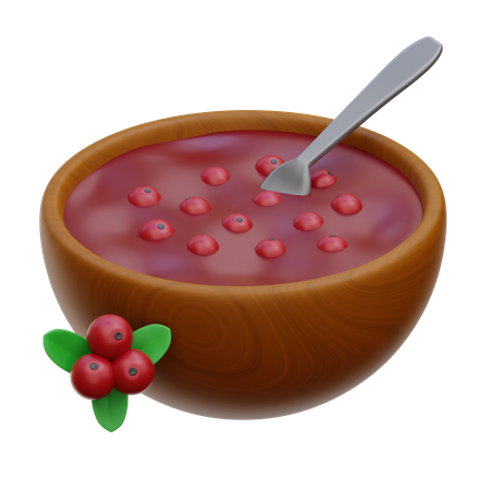 Cranberry Sauce  3D Icon