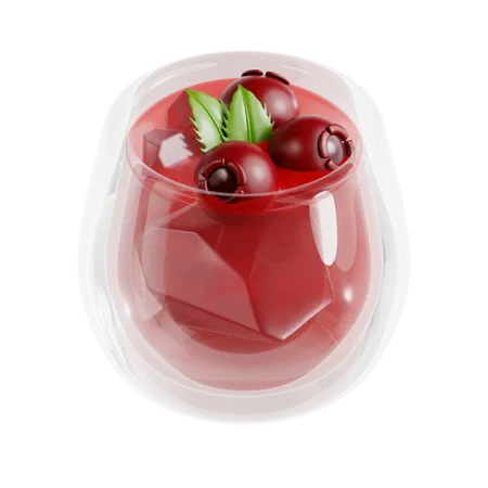 Spritzer de cranberry  3D Icon