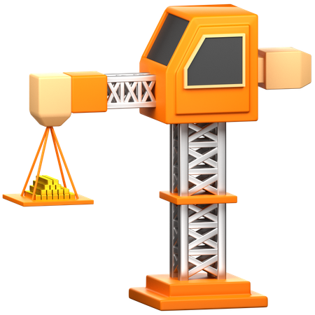 Crane  3D Icon