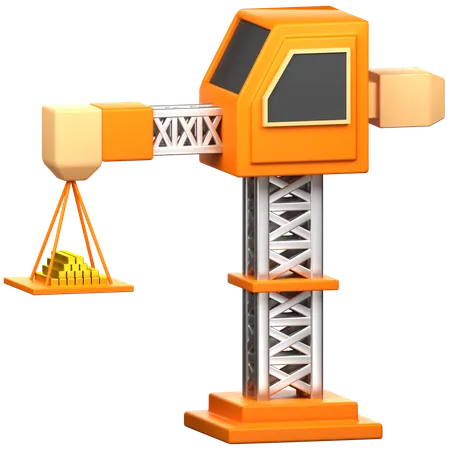 Crane  3D Icon