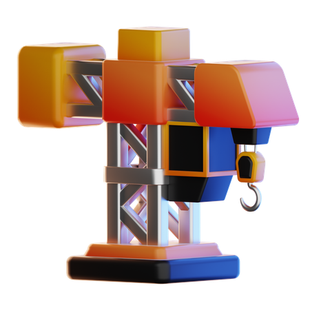 Crane  3D Icon