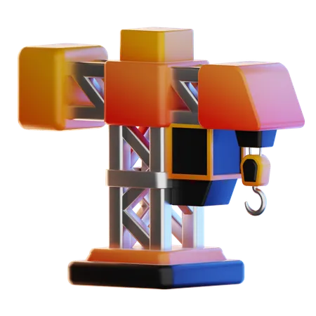 Crane  3D Icon