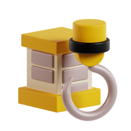 Crane Building  3D Icon
