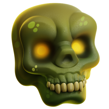 Crâne de mort  3D Icon