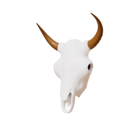 Crâne de vache  3D Icon