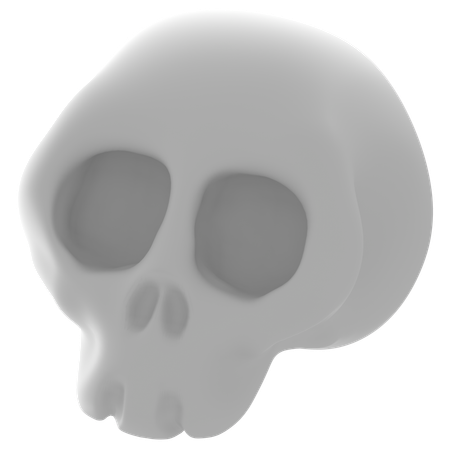 Crâne d'Halloween  3D Icon