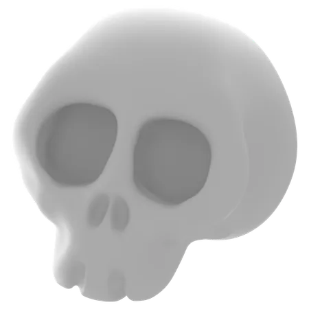 Crâne d'Halloween  3D Icon