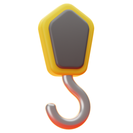 Crane Hook  3D Icon