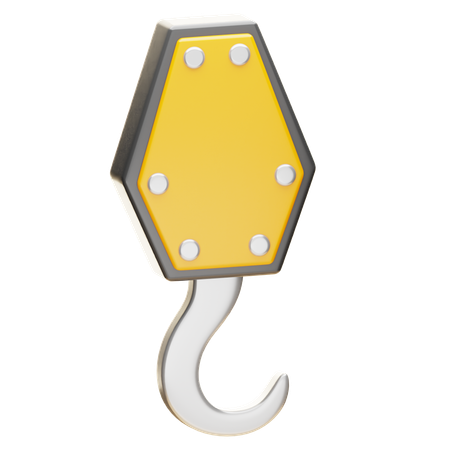 クレーンフック  3D Icon