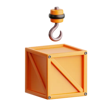 Crane Hook  3D Icon