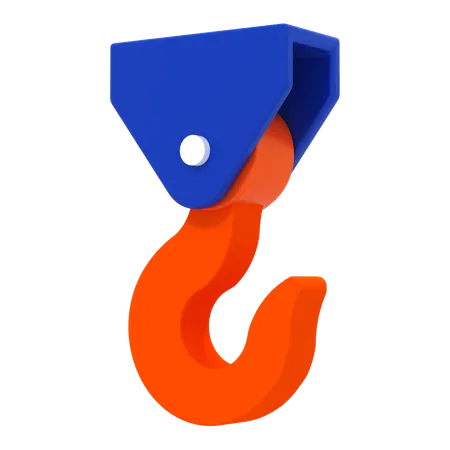 Crane Hook  3D Icon