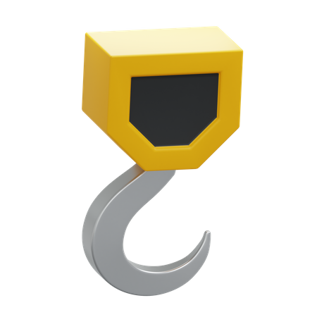 Crane Hook  3D Icon