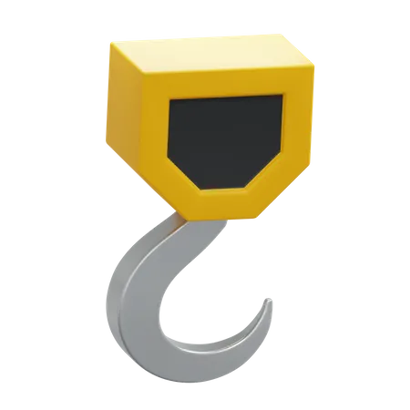 Crane Hook  3D Icon