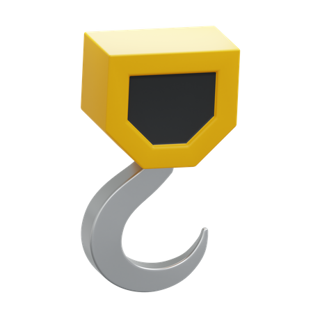 Crane Hook  3D Icon