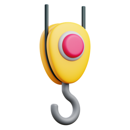 Crane Hook  3D Icon