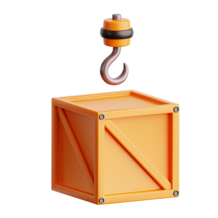 Crane Hook  3D Icon