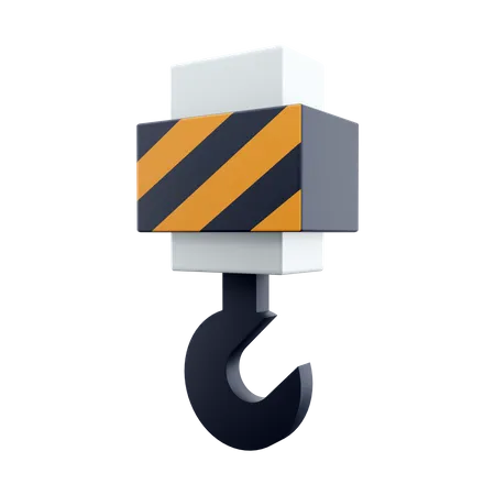 Crane Hook  3D Icon