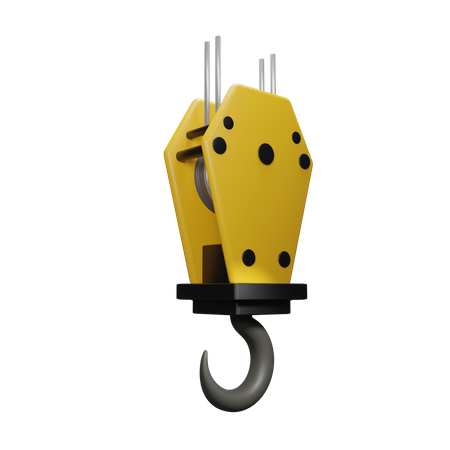 Crane Hook  3D Icon