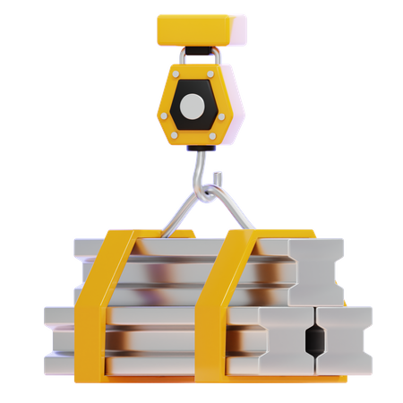 Crane Machine  3D Icon