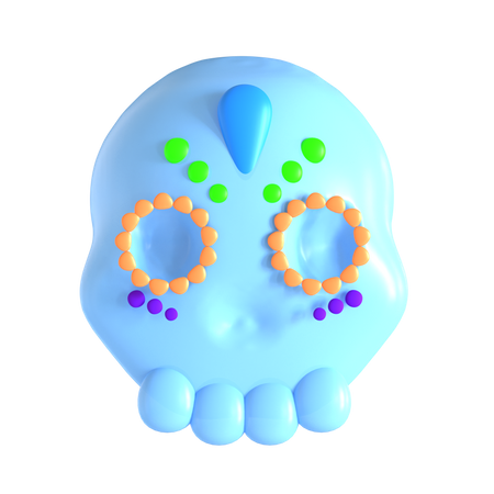 Crâne mexicain  3D Icon