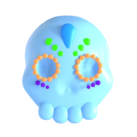 Crâne mexicain  3D Icon