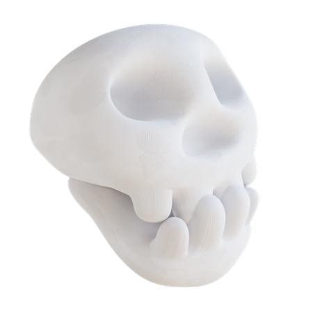 Joli crâne  3D Icon