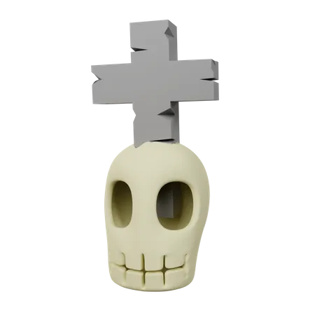 Tombe du crâne  3D Icon