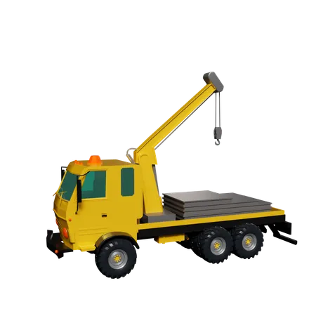Crane Truck  3D Icon
