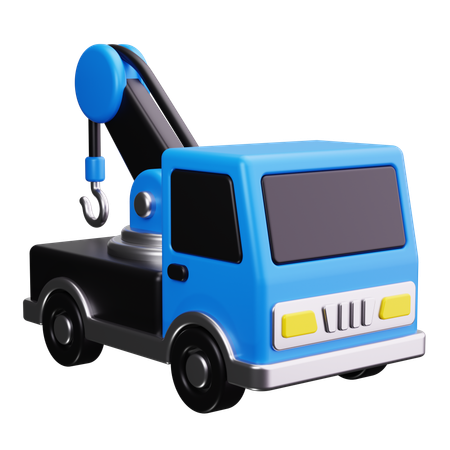 Crane Truck  3D Icon