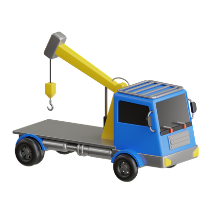 Crane Truck  3D Icon