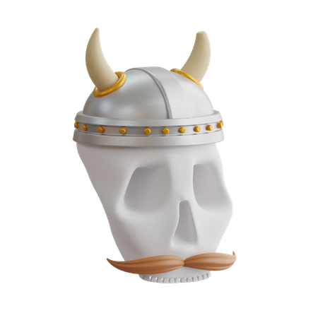 Cráneo vikingo  3D Icon