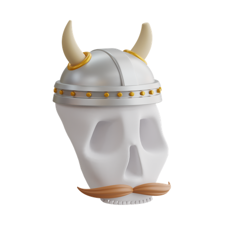 Cráneo vikingo  3D Icon