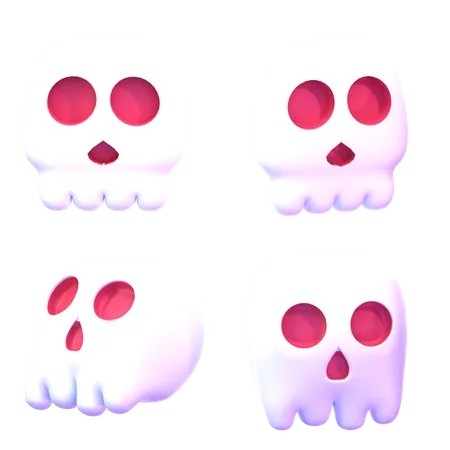 Crânes  3D Icon
