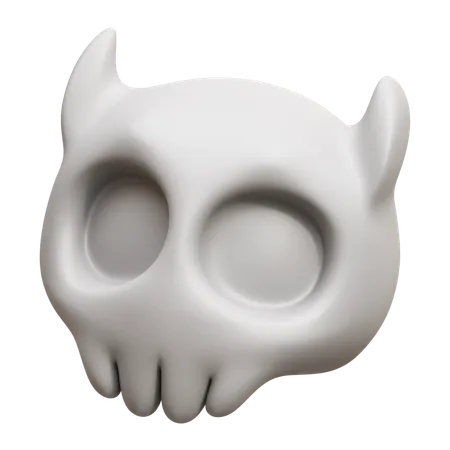 Crânio  3D Icon