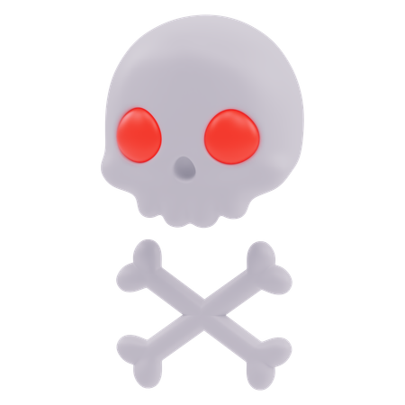 Crânio  3D Icon